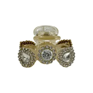 Bari Lynn Jewel Mini Claw Clip - Clear