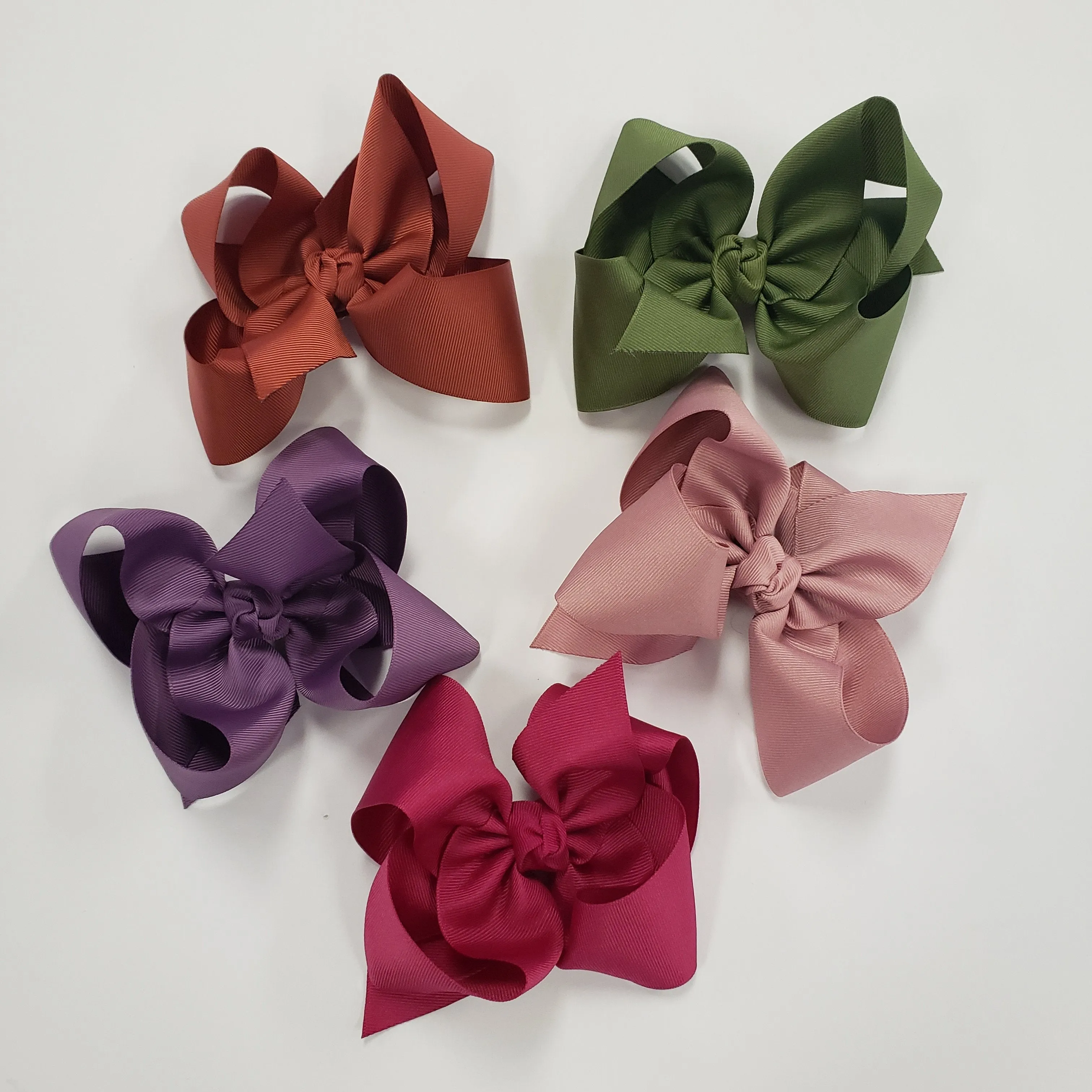 Beyond Creations Large Grosgrain Double Knot Bow (BKEAC) - Harmony