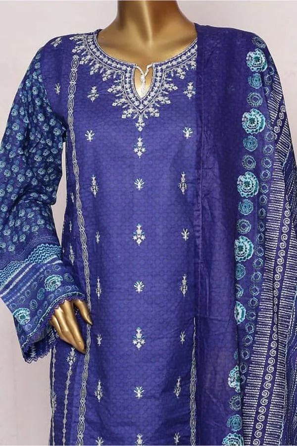 Bin Saeed 3 Piece Embroidered Stitched Suit