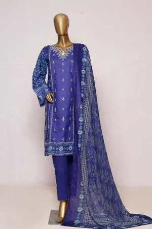 Bin Saeed 3 Piece Embroidered Stitched Suit