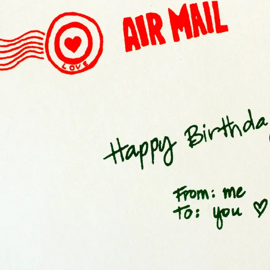 Birthday Envelope Greeting Card