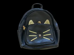 Black Gold Cat Backpack