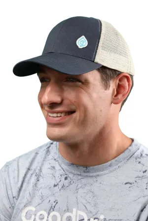 Blue Organic Recycled Trucker Hat ♻️