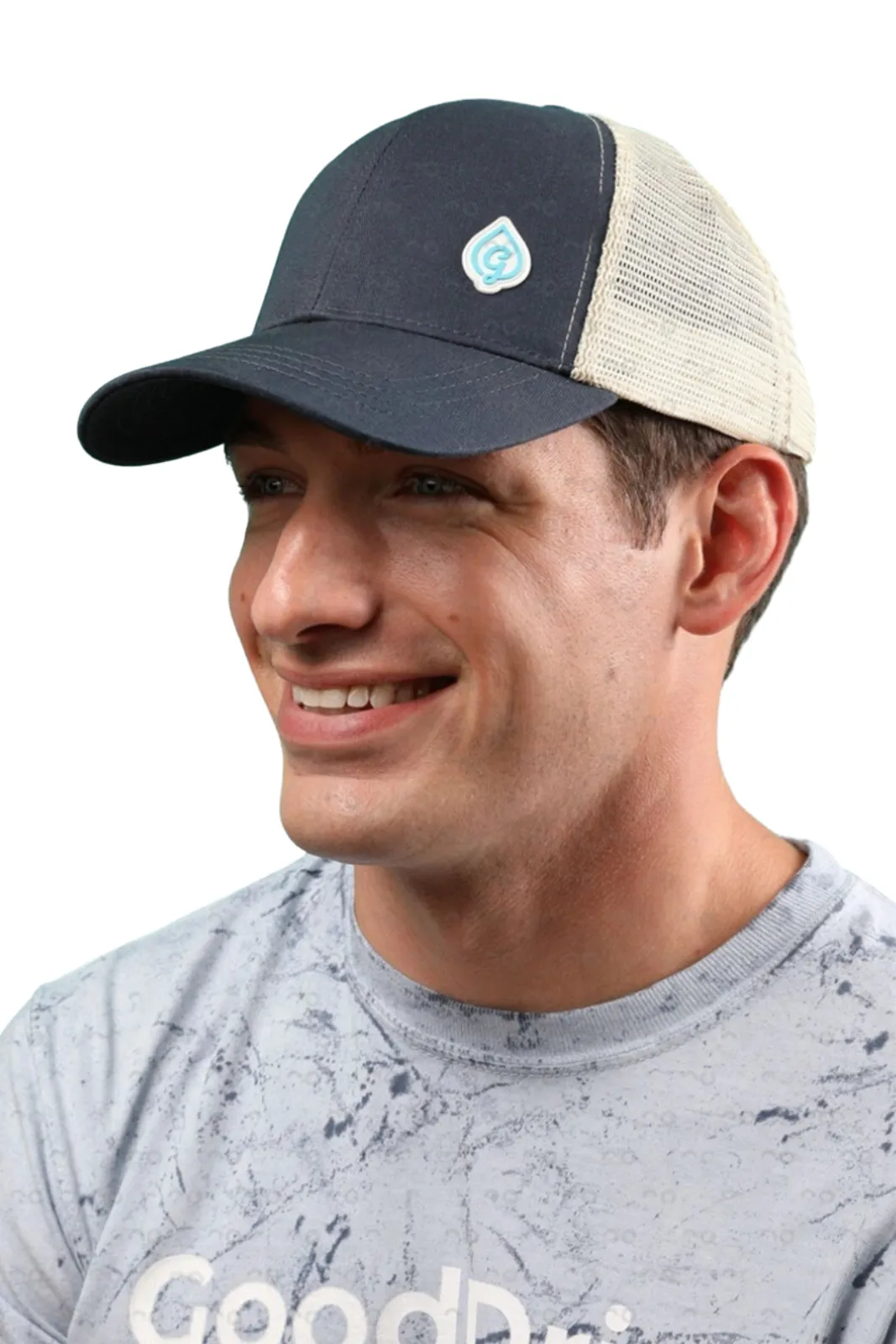 Blue Organic Recycled Trucker Hat ♻️