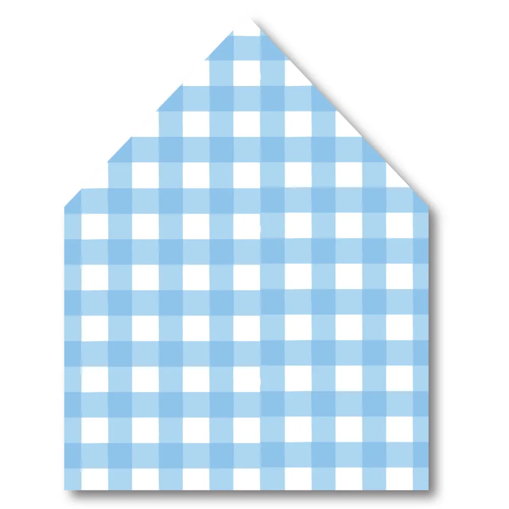 Blue Pram Envelope Liner