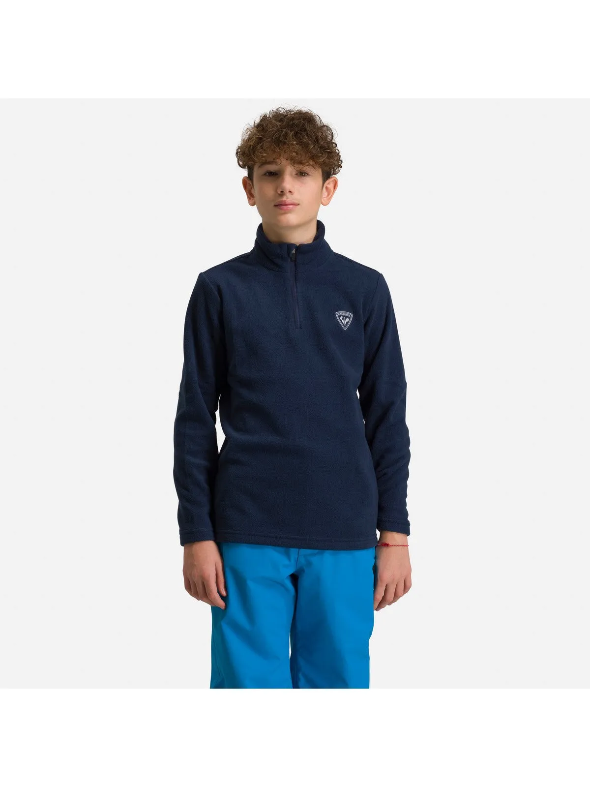 Bluza narciarska chłopięca Rossignol Boy 1/2 Zip Fleece granatowy