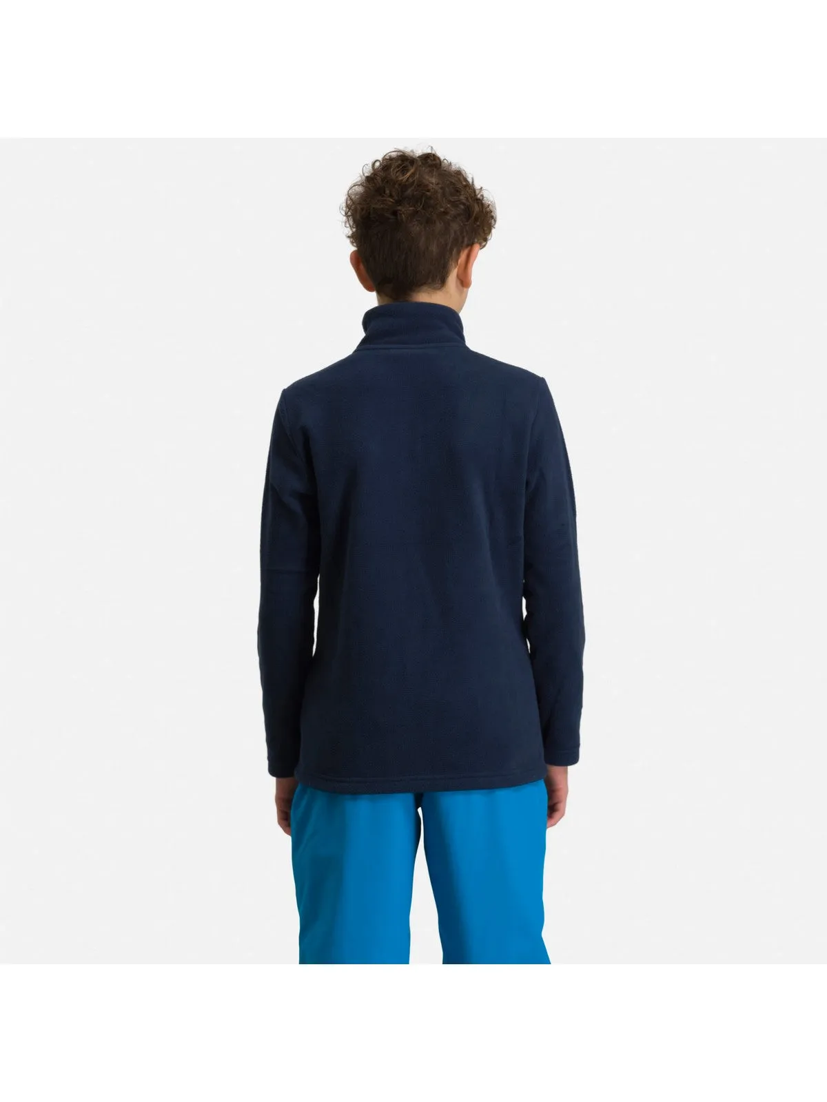 Bluza narciarska chłopięca Rossignol Boy 1/2 Zip Fleece granatowy