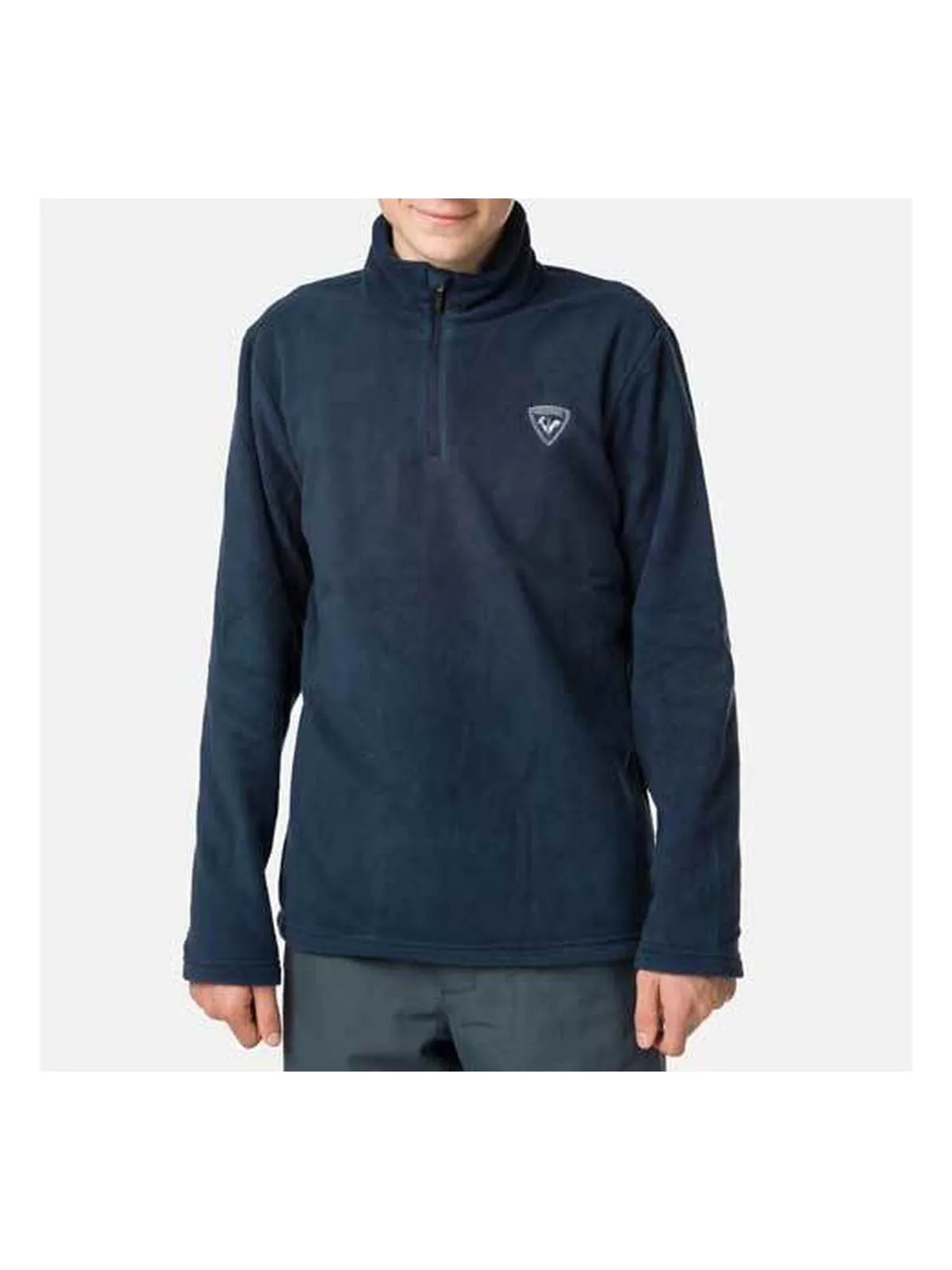 Bluza narciarska chłopięca Rossignol Boy 1/2 Zip Fleece granatowy