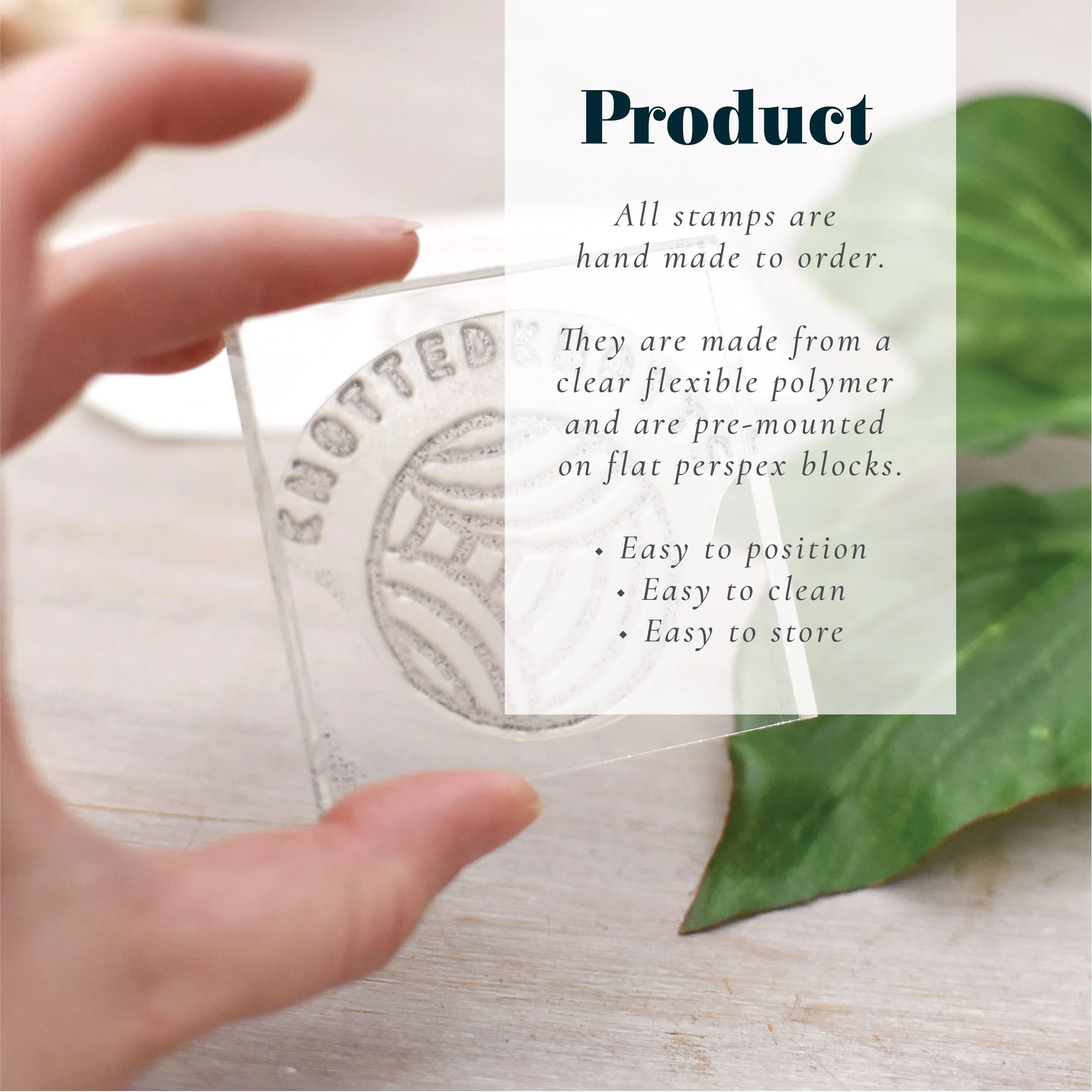 Botanical Envelope Address Lines Stamp