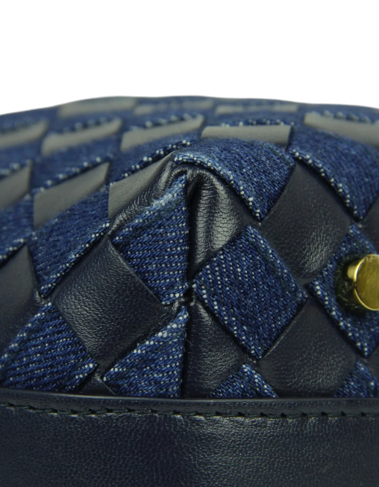 Bottega Veneta Abyss/Indigo Mini Wallace