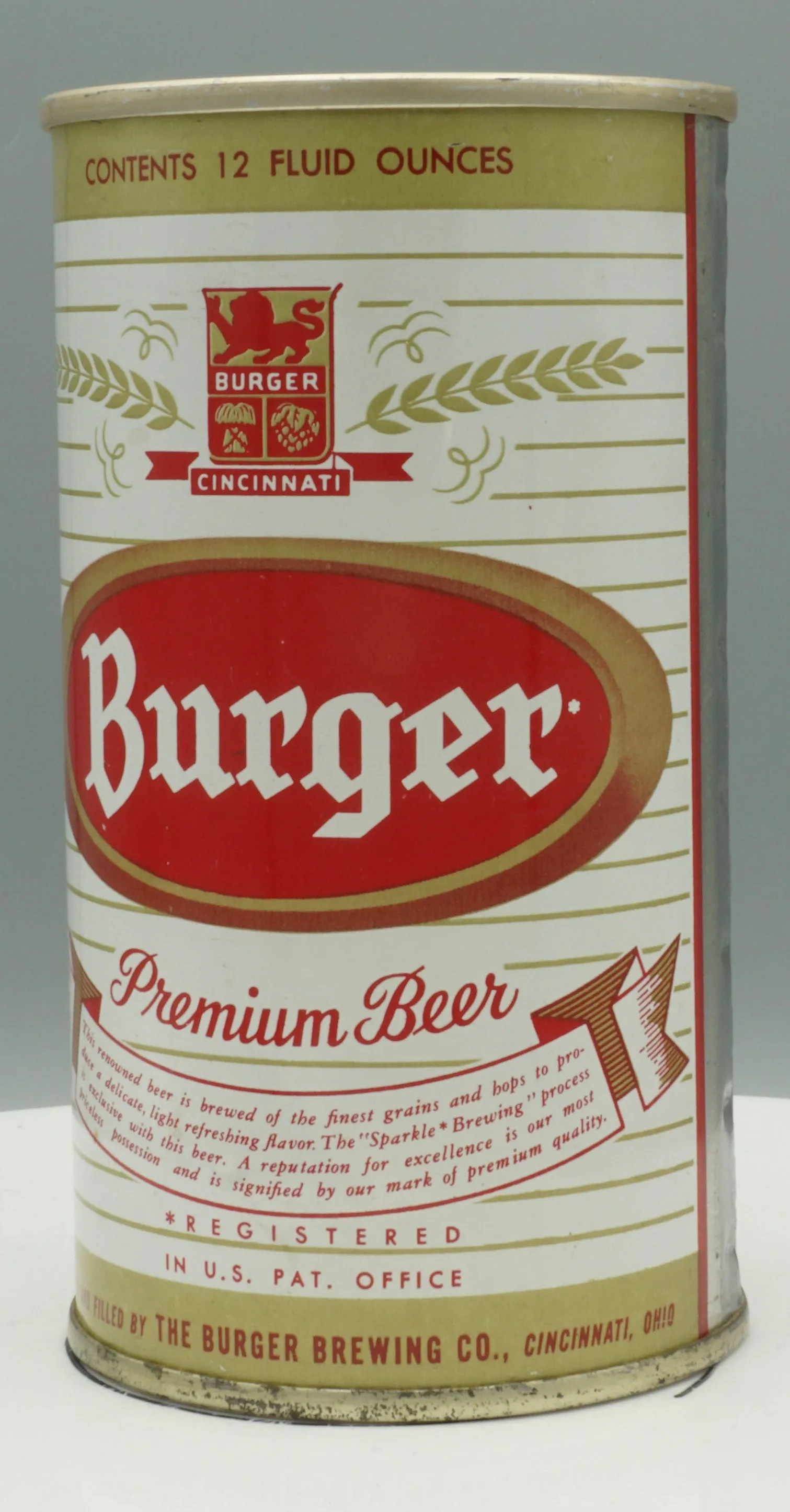 Burger Premium Beer Zip Top USBC II 50-29, Grade 1 