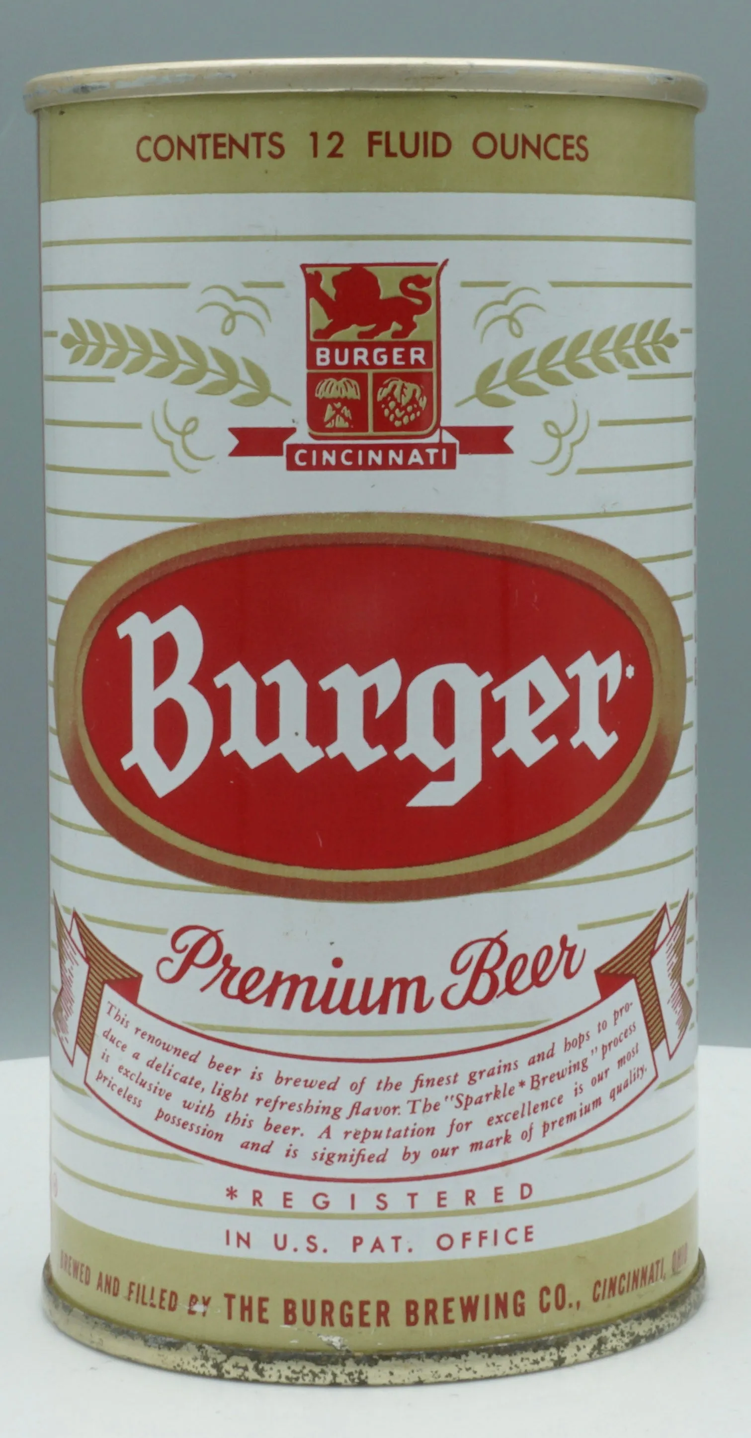 Burger Premium Beer Zip Top USBC II 50-29, Grade 1 
