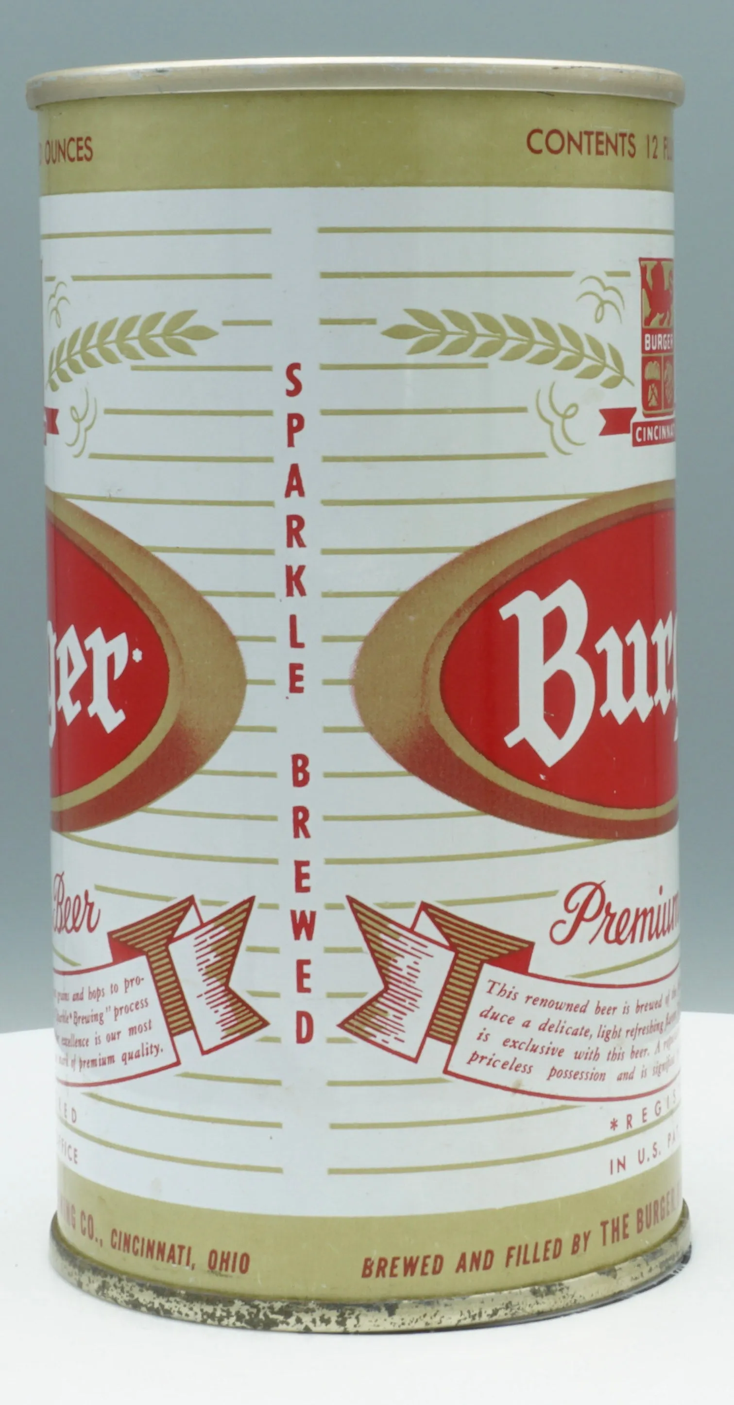 Burger Premium Beer Zip Top USBC II 50-29, Grade 1 