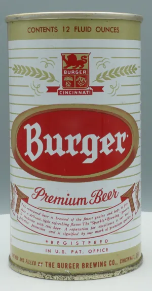 Burger Premium Beer Zip Top USBC II 50-29, Grade 1 