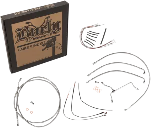Burly Brand B30-1164 Handlebar Cable/Line Install Kit - Stainless Steel