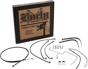 Burly Brand B30-1172 Handlebar Cable/Line Install Kit - Black