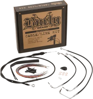 Burly Brand B30-1235 Handlebar Cable/Line Install Kit - Black