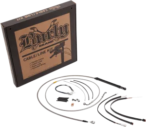 Burly Brand B30-1243 Handlebar Cable/Line Install Kits - Stainless Steel