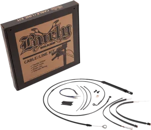 Burly Brand B30-1259 Handlebar Cable/Line Install Kits - Black