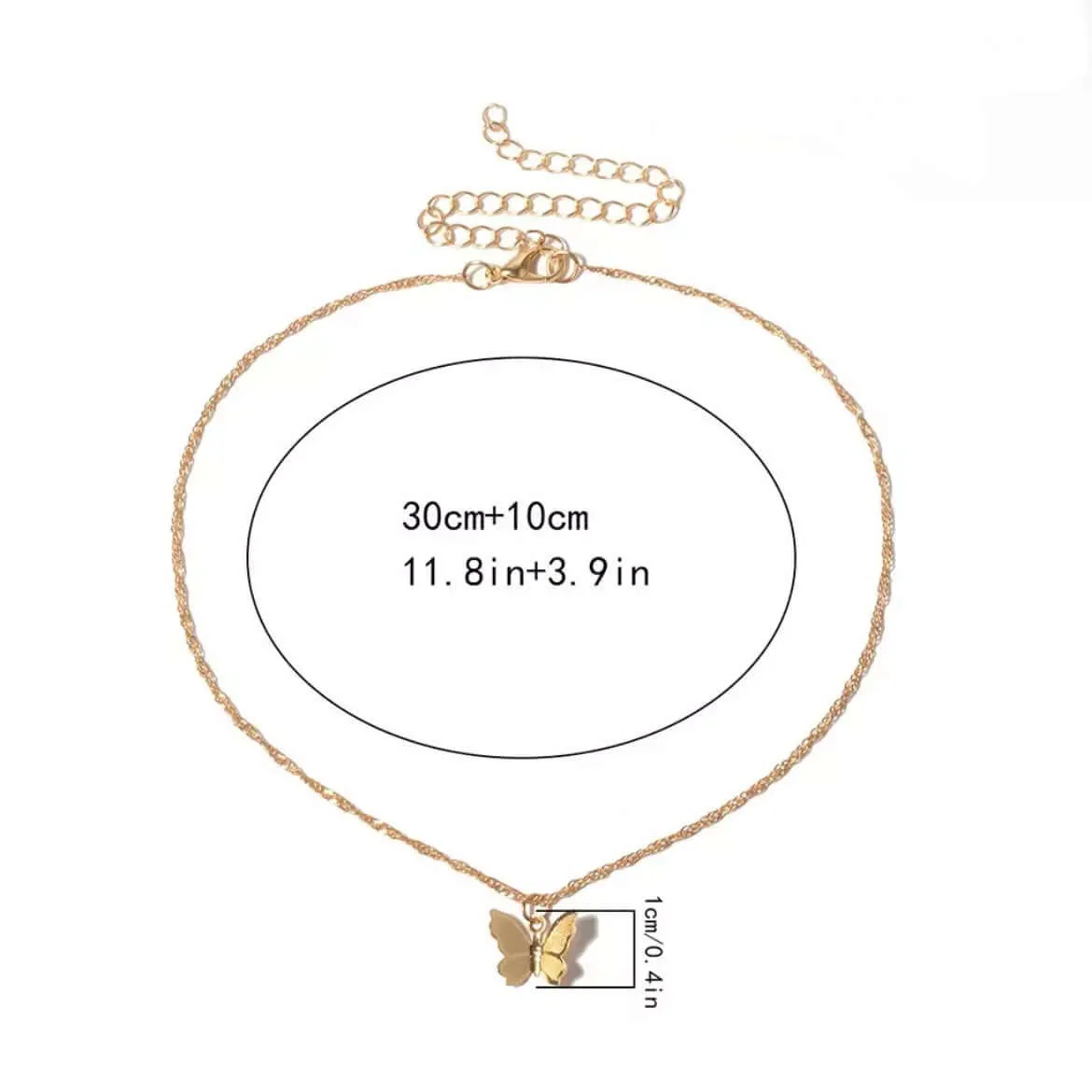 Butterfly Minimalist Necklace