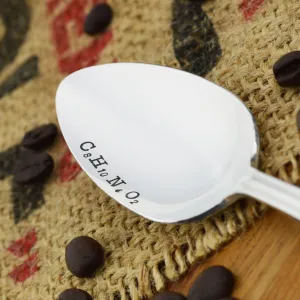 Caffeine Molecule Vintage Spoon