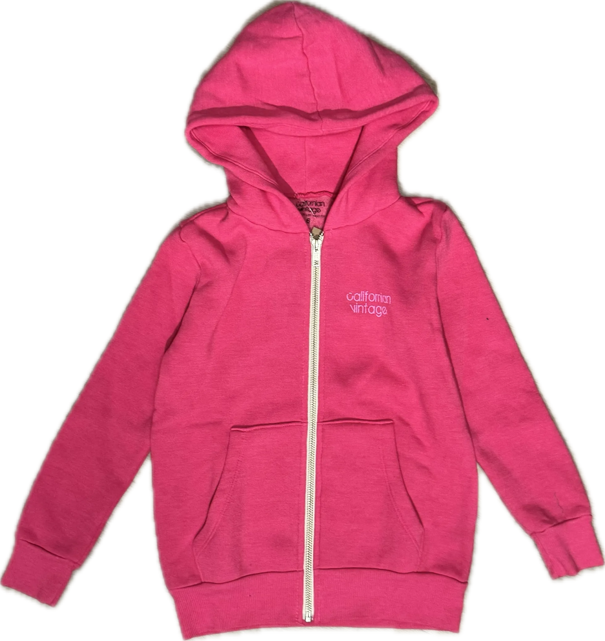 Californian Vintage- Dreamin Zip-up Hoodie (fushia)