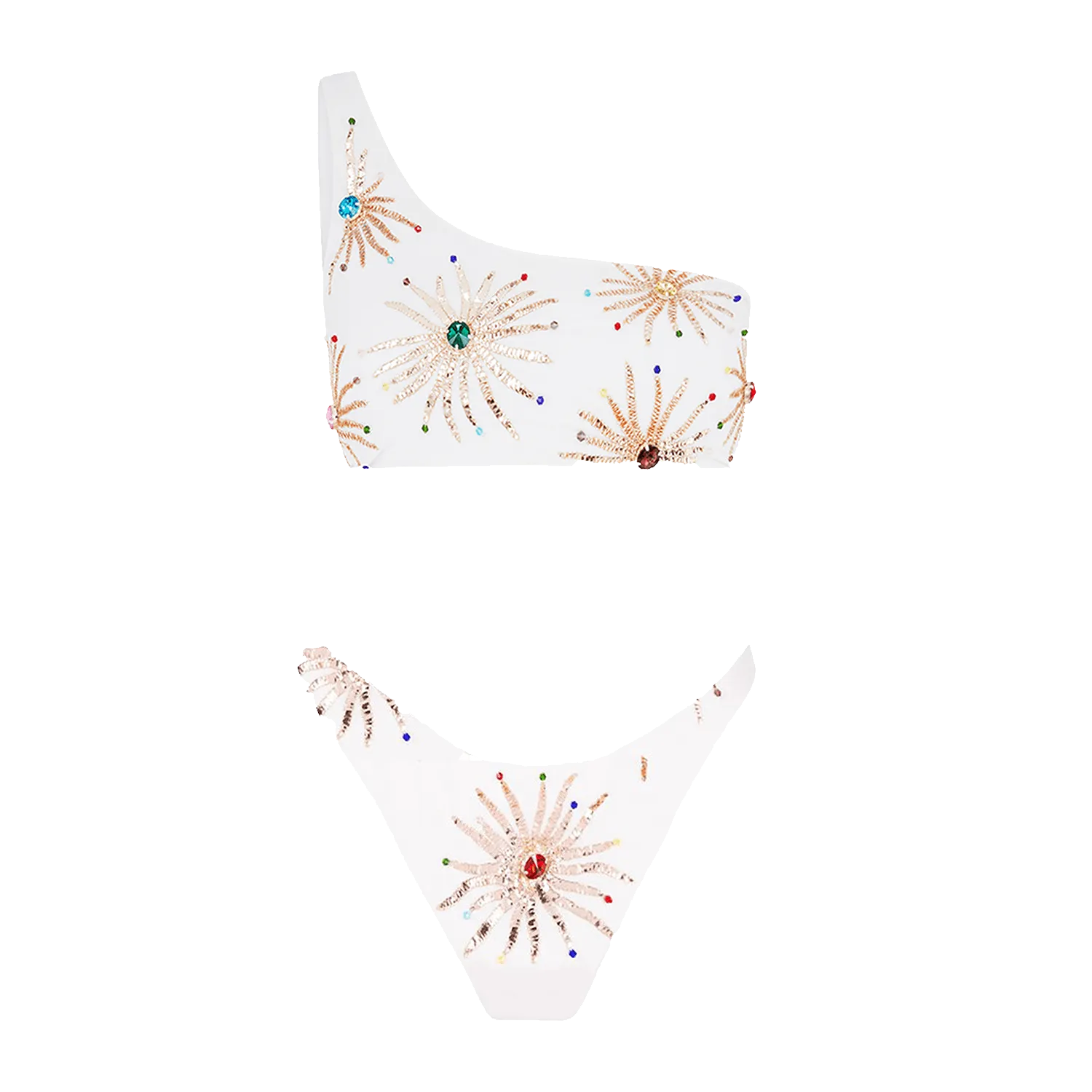 Callie Co-ord One Shoulder White Top