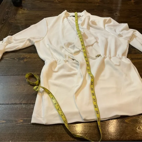 Calvin Klein White Utility Jacket
