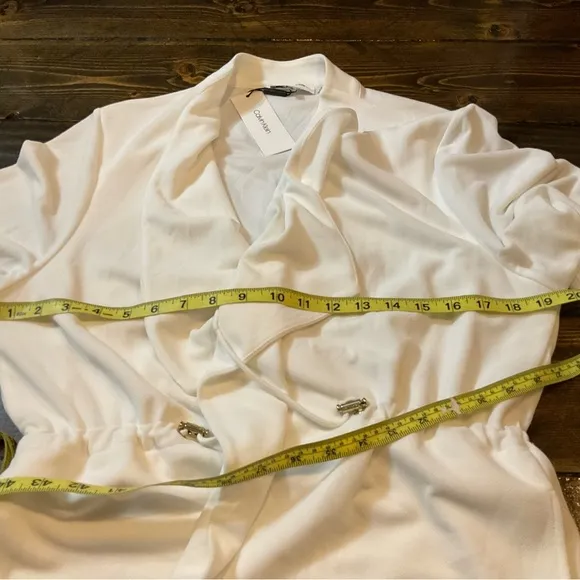 Calvin Klein White Utility Jacket
