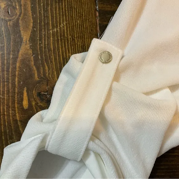 Calvin Klein White Utility Jacket