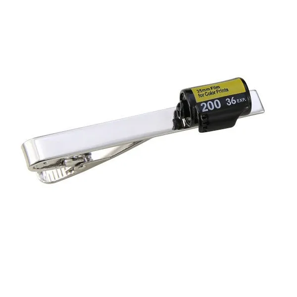 Camera Picture Tie Clip Bar Clasp
