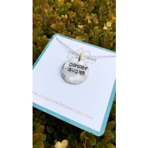 Cancer Sucks Necklace