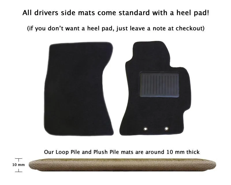 Car Mats to fit Nissan XF Utility (1989 - 1993) UTE SINGLE CAB