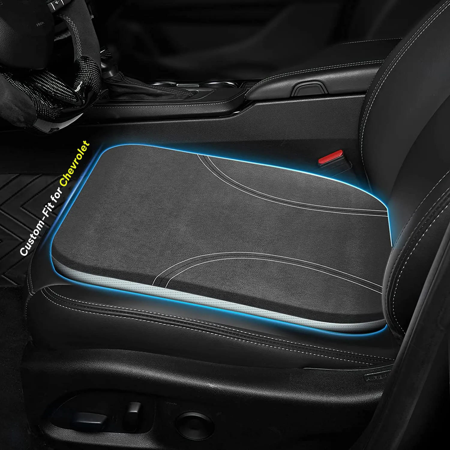 Car Seat Cushion, Custom Fit For Car, Car Memory Foam Seat Cushion, Heightening Seat Cushion, Seat Cushion for Car and Office Chair WACH224
