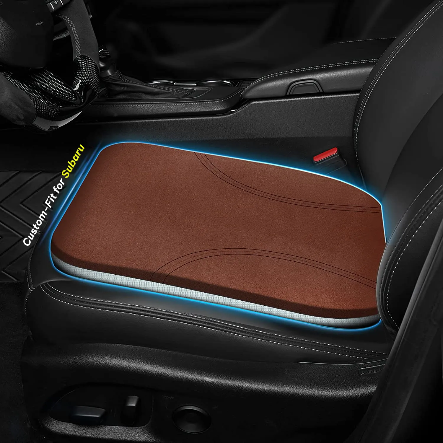Car Seat Cushion, Custom Fit For Car, Car Memory Foam Seat Cushion, Heightening Seat Cushion, Seat Cushion for Car and Office Chair WATS224