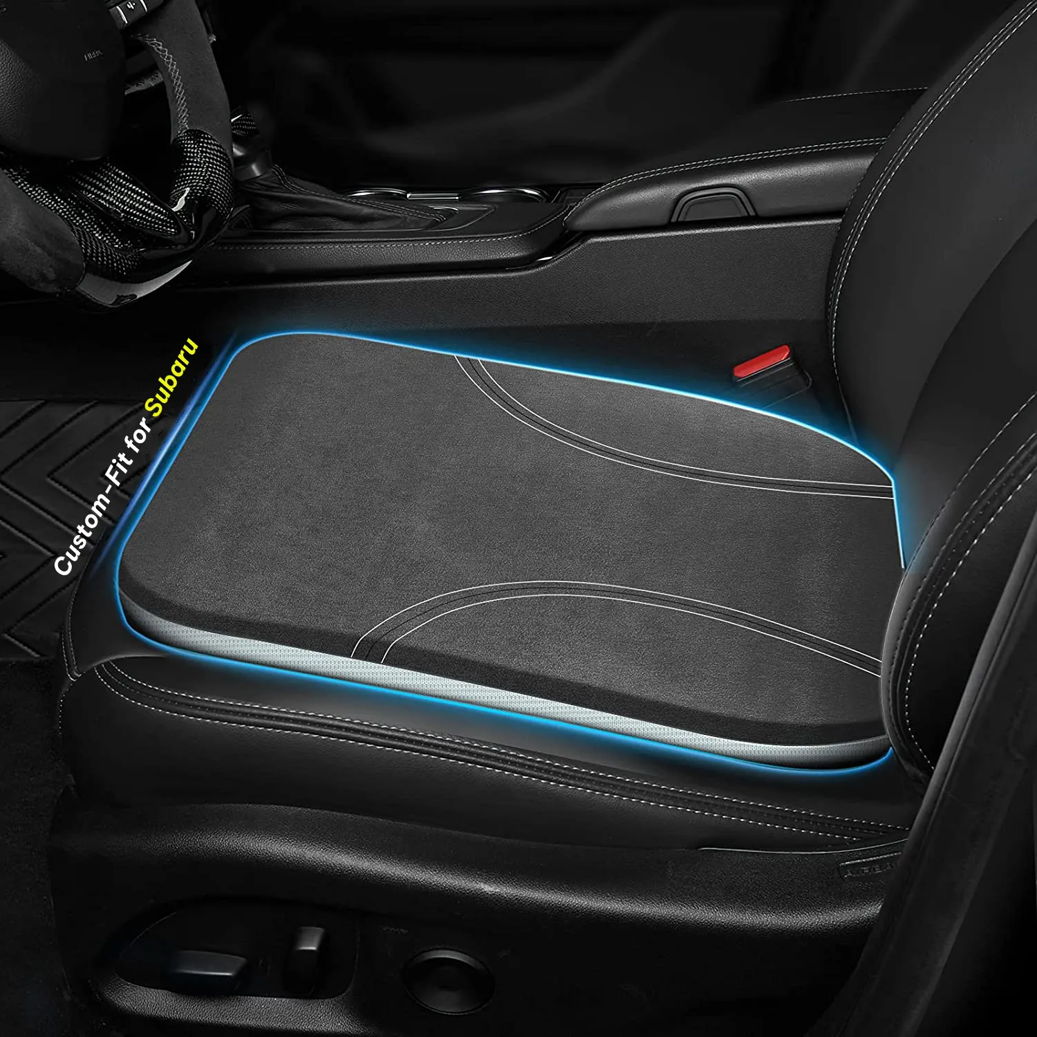 Car Seat Cushion, Custom Fit For Car, Car Memory Foam Seat Cushion, Heightening Seat Cushion, Seat Cushion for Car and Office Chair WATS224