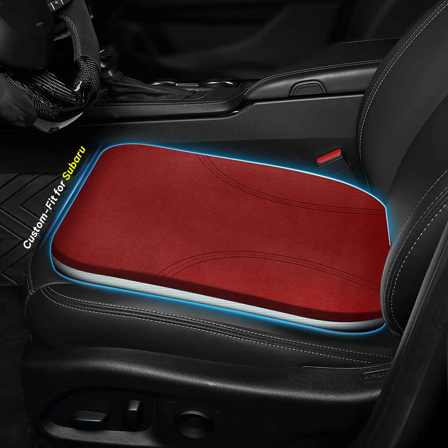 Car Seat Cushion, Custom Fit For Car, Car Memory Foam Seat Cushion, Heightening Seat Cushion, Seat Cushion for Car and Office Chair WATS224