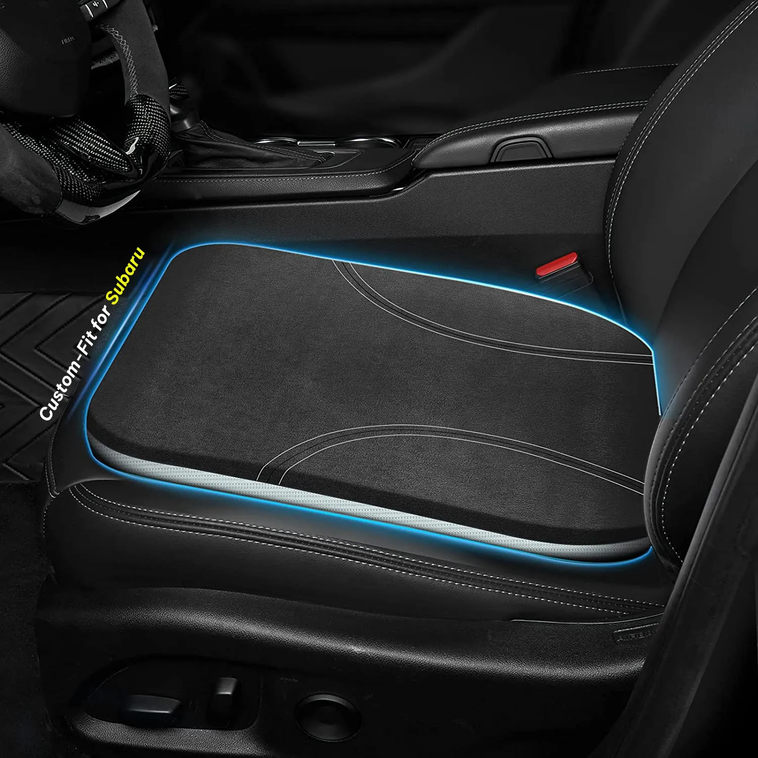 Car Seat Cushion, Custom Fit For Car, Car Memory Foam Seat Cushion, Heightening Seat Cushion, Seat Cushion for Car and Office Chair WATS224