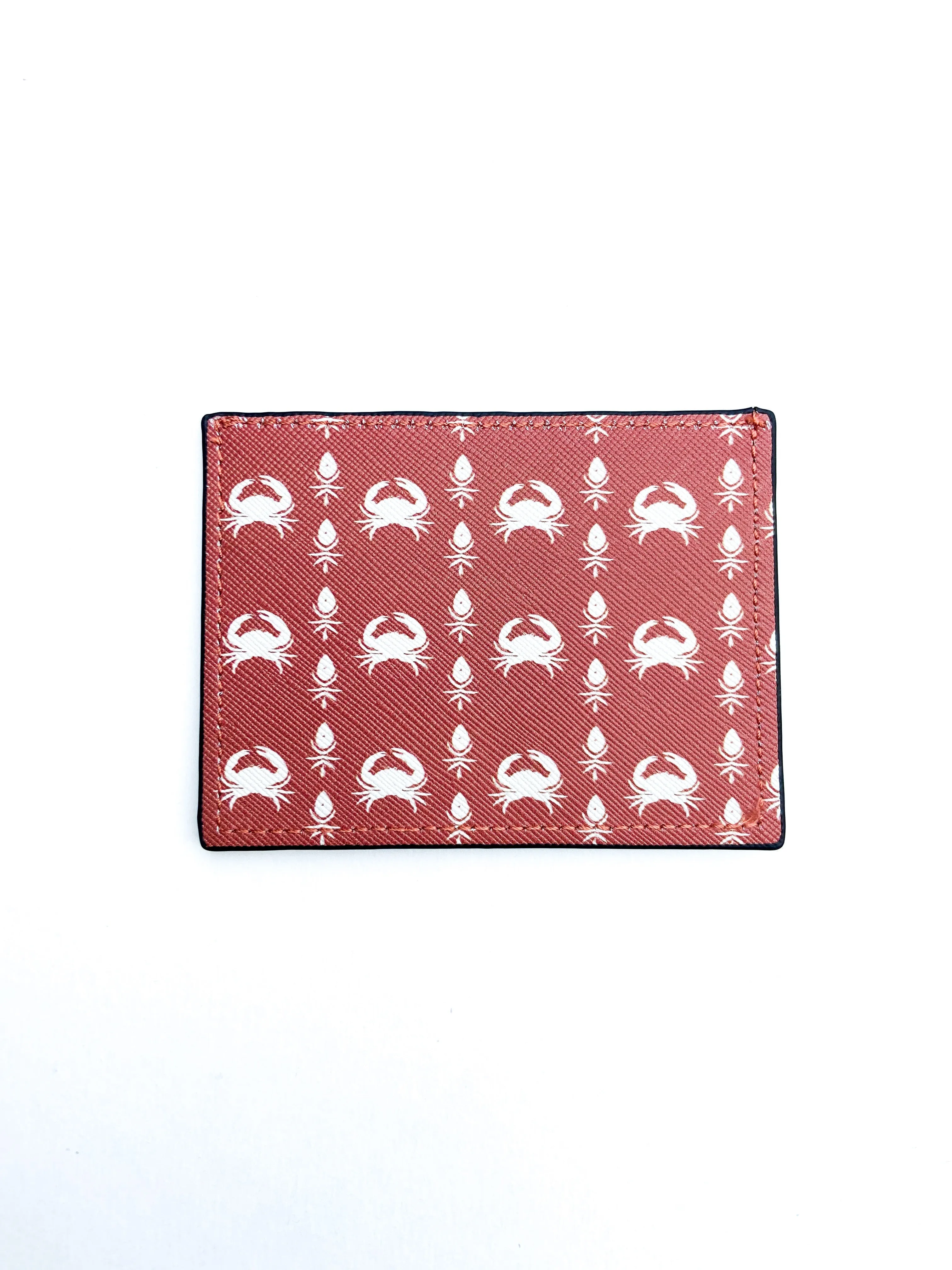 Card Wallet- Brown Crab