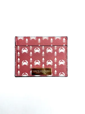 Card Wallet- Brown Crab