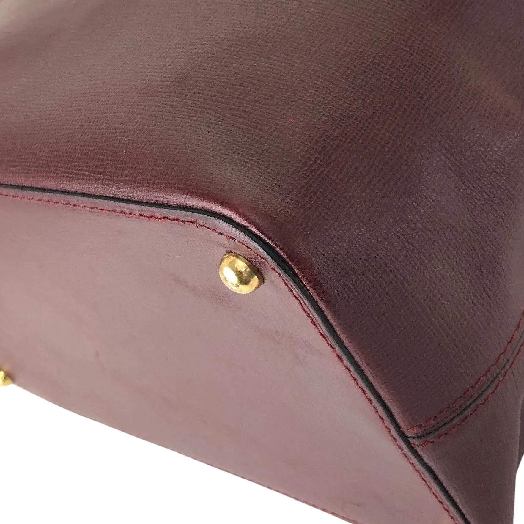 Cartier Logo Drawstring Shoulder bag Bordeaux Vintage nfywjr