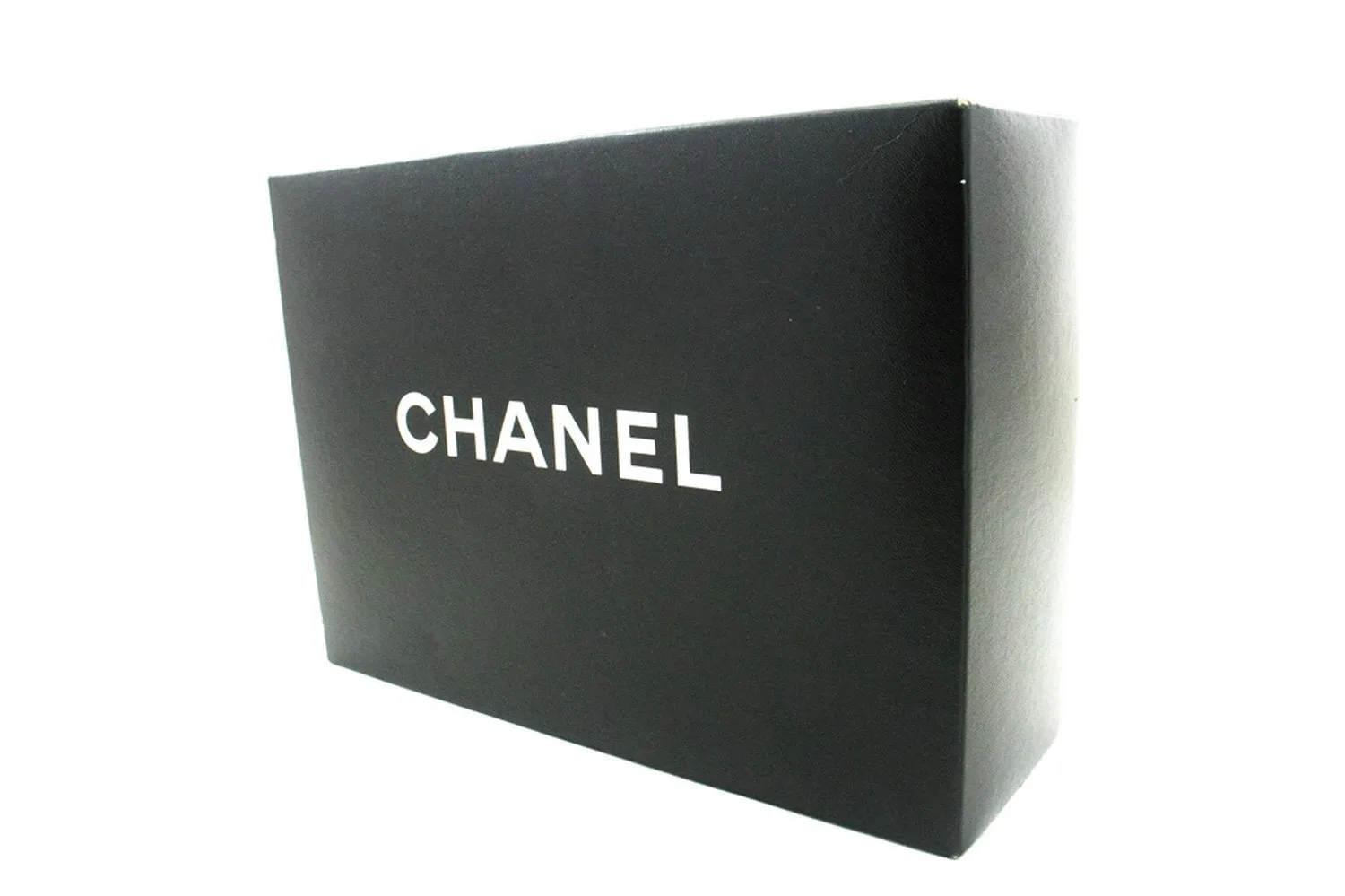 CHANEL Classic Double Flap 10" Chain Shoulder Bag Black Lambskin m24