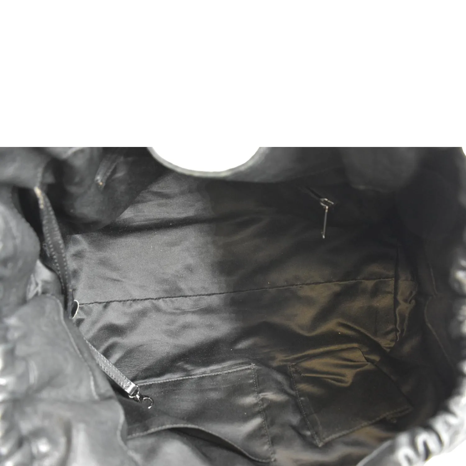 CHANEL Coco Cabas Leather Shoulder Tote Bag Black