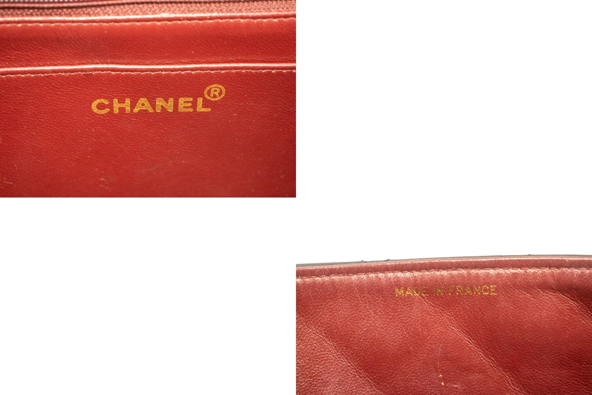 CHANEL Diana Flap Chain Shoulder Bag Black Quilted Lambskin Purse m15