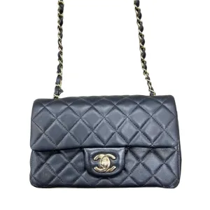 Chanel Shoulder Bag "LAMBSKIN" Used Black