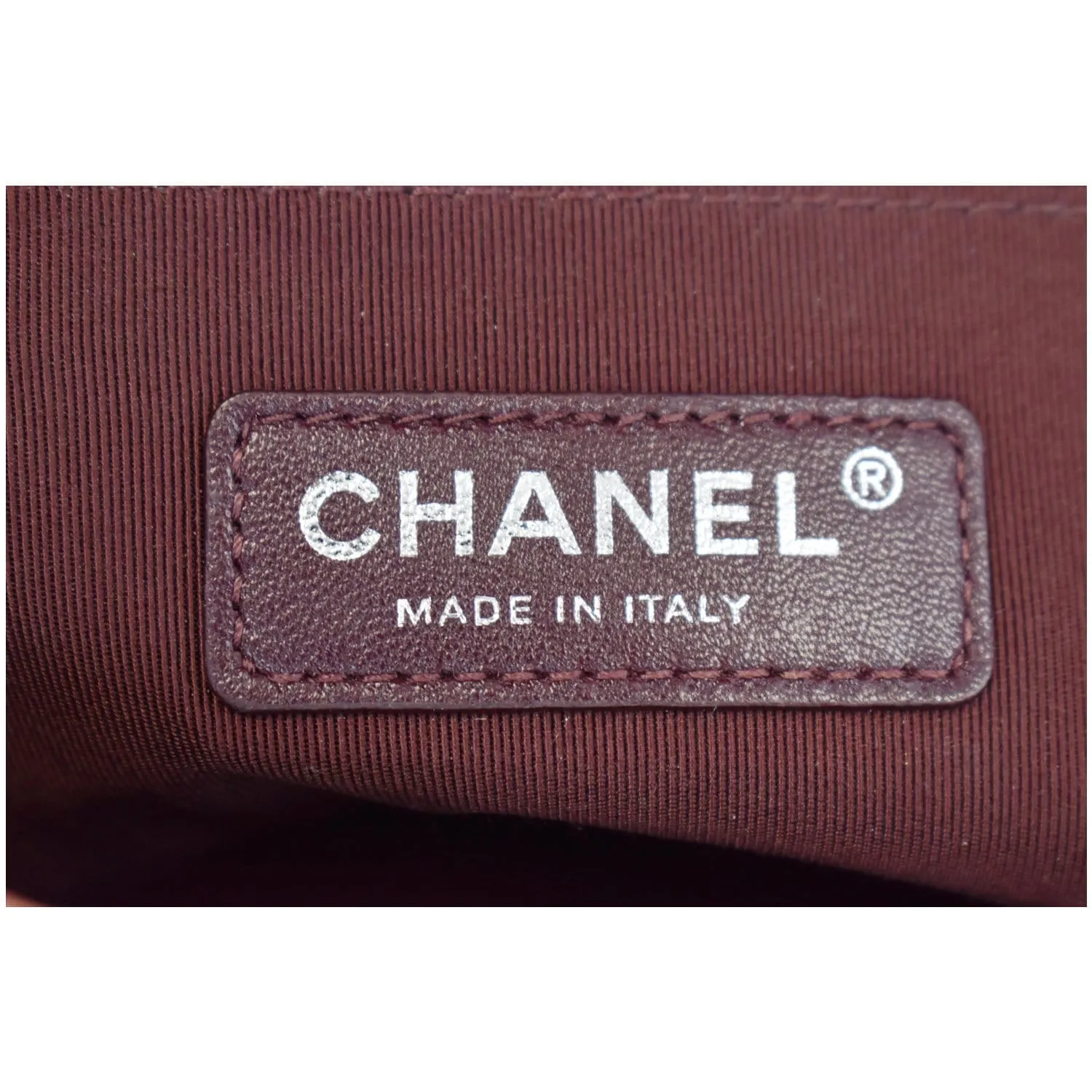 CHANEL Small Boy Embellished Chain Lambskin Shoulder Bag Black