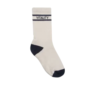 Chaussettes Strip beiges