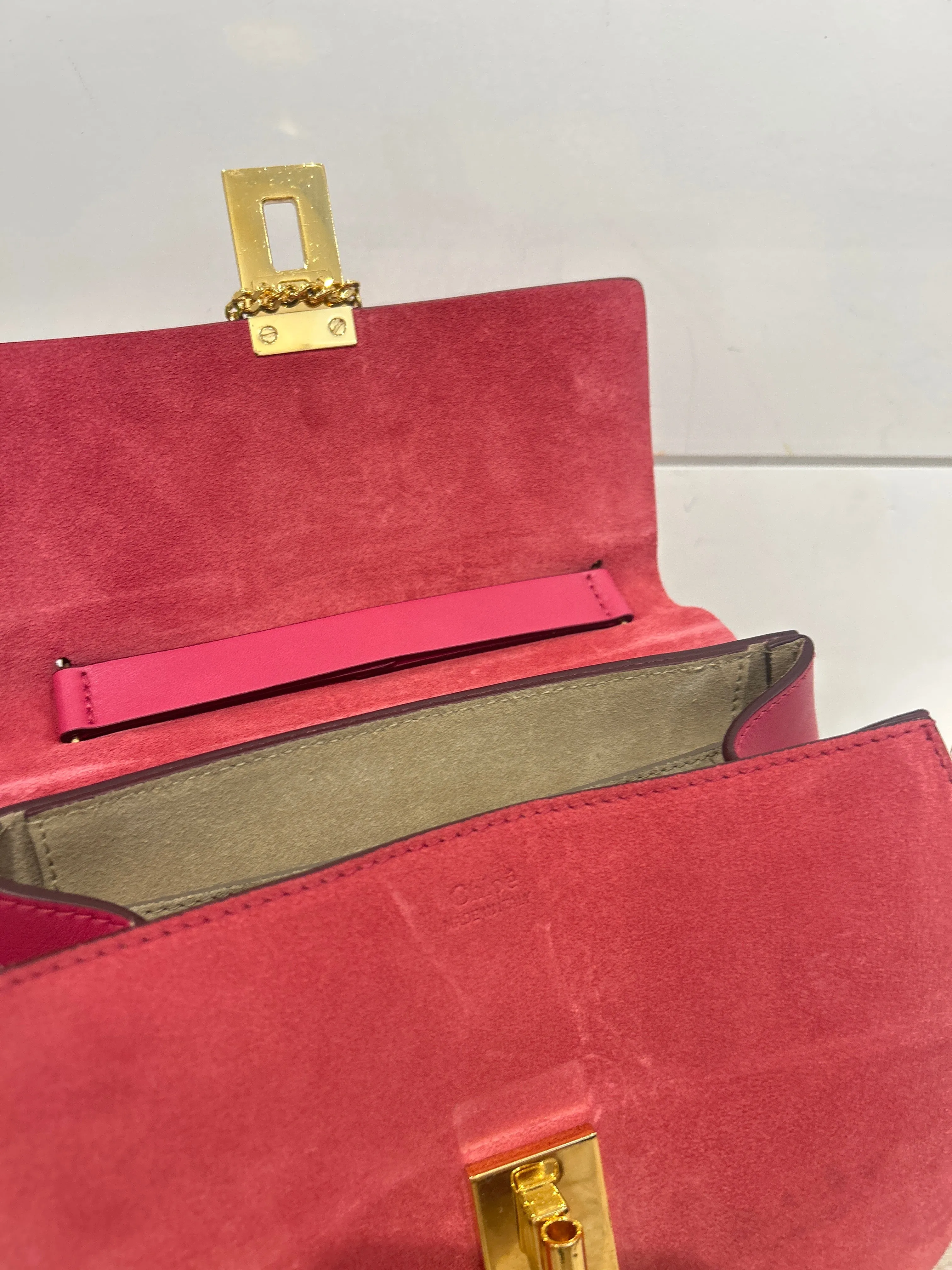 Chloé Bag, Dreamy Pink Suede Medium Drew Shoulder Bag