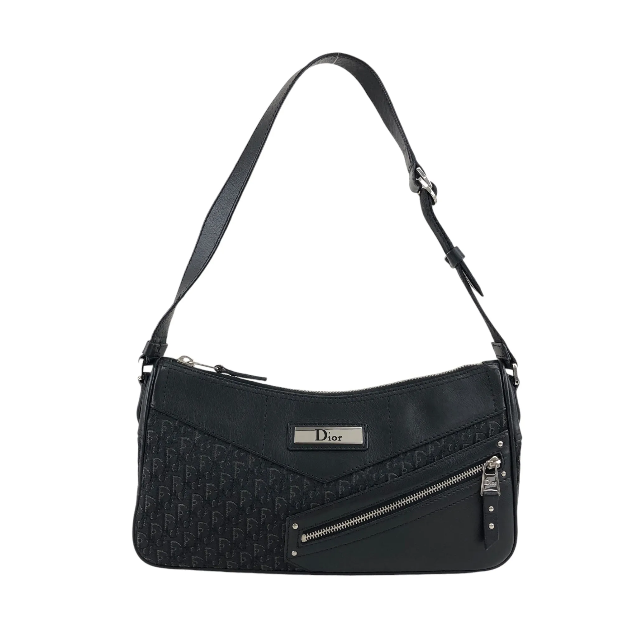 Christian Dior Street Chic Hobobag Shoulder bag Black Vintage ebay4s