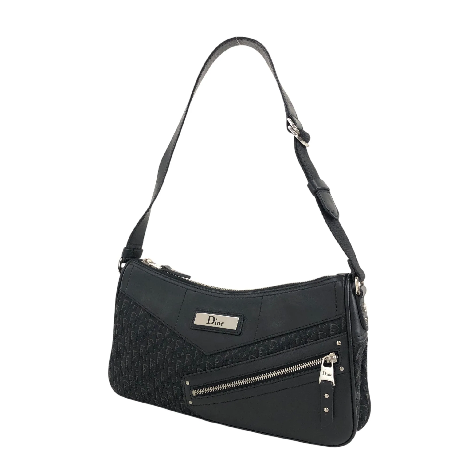Christian Dior Street Chic Hobobag Shoulder bag Black Vintage ebay4s